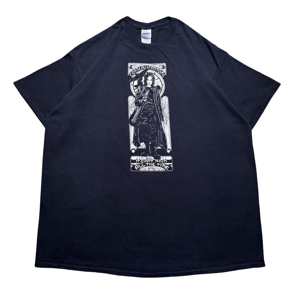Vintage Y2K The Crow Movie Promo Tshirt It Can’t Rain All The Time 2 XL